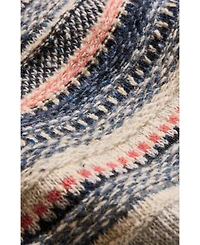 Celtic & Co. Women's Stitchy Stripe Yoke Sweater
