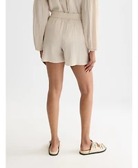 Scotch & Soda Women's and Embroidered Cotton Crepe Shorts