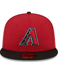 New Era Big Boys and Girls Red/Black Arizona Diamondbacks Home Authentic Collection On-Field 59FIFTY Fitted Hat