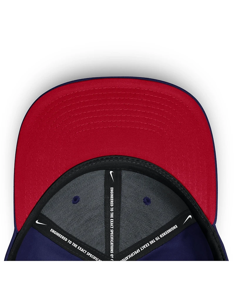 Nike Men's Blue Chicago Cubs Dri-fit Round Bill True Fitted Hat
