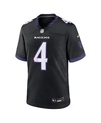 Nike Men's Zay Flowers Black Baltimore Ravens Alternate Game Jersey