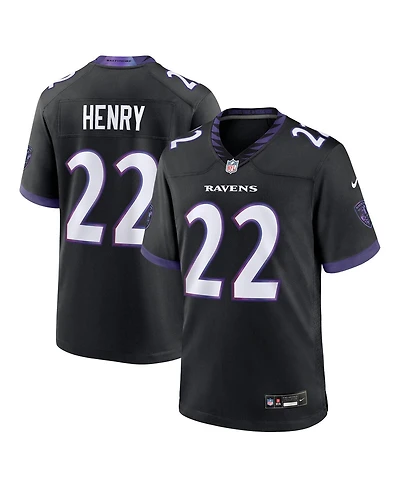 Nike Men's Derrick Henry Black Baltimore Ravens Alternate Game Jersey