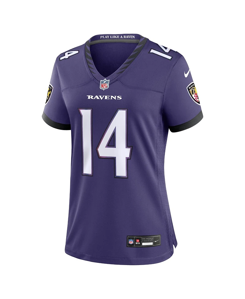 Nike Women's Kyle Hamilton Purple Baltimore Ravens Team Game Jersey