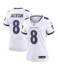 Nike Women's Lamar Jackson White Baltimore Ravens Game Jersey