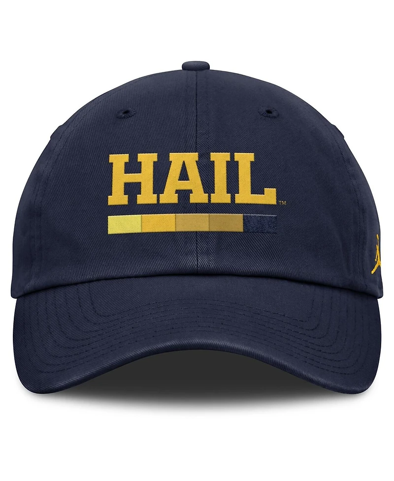 Jordan Men's Navy Michigan Wolverines Club Campus Adjustable Hat