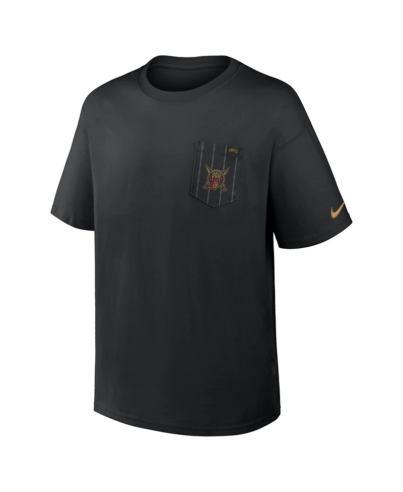Nike Men's Black Pittsburgh Pirates City Connect Max90 Pocket T-Shirt