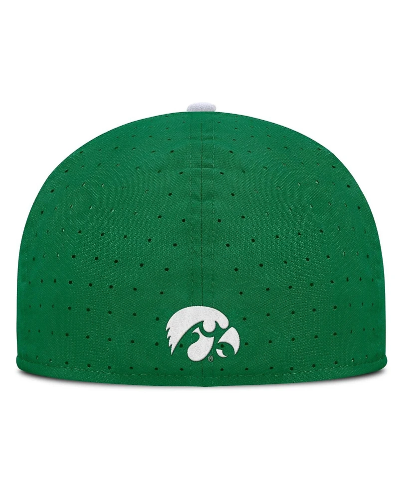Nike Men's Green Iowa Hawkeyes Dugout True Dri-fit Fitted Hat