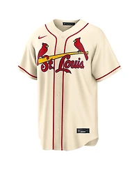 Nike Men's Cream St. Louis Cardinals Alternate Replica Jersey