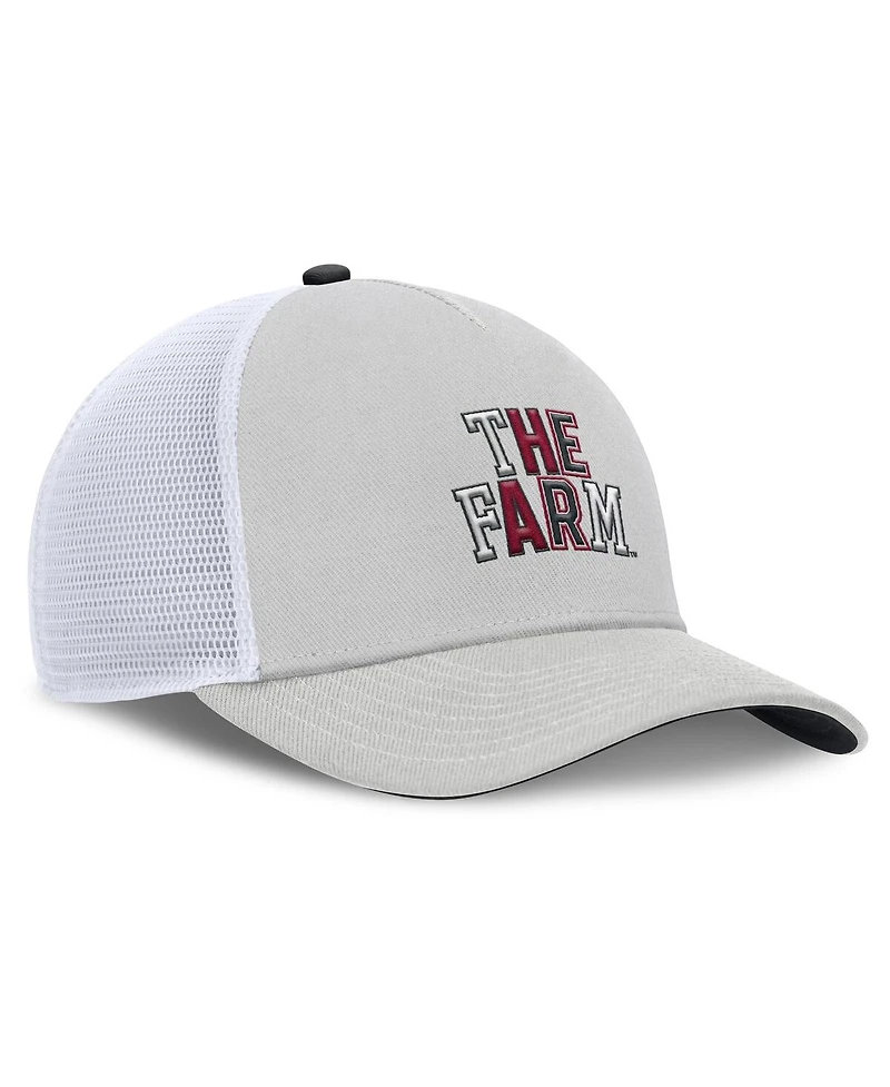 Nike Men's and Women's Gray Stanford Cardinal 2026 Basketball Refresh 5-Panel Rise Trucker Hat