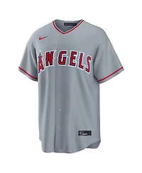 Nike Men's Mike Trout Gray Los Angeles Angels Road Replica Jersey