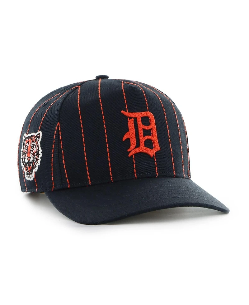 '47 Brand Men's x Rawlings Navy Detroit Tigers Pinstripe Hitch Adjustable Hat