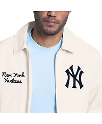 Starter Men's White New York Yankees Franchise Lightweight Full-Zip Jacket