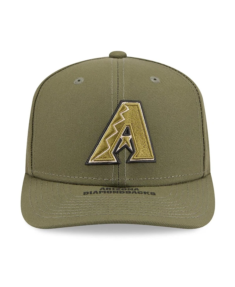 New Era Men's Olive Arizona Diamondbacks 2026 Armed Forces Day 9SEVENTY Adjustable Hat