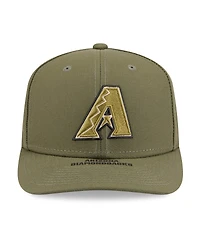 New Era Men's Olive Arizona Diamondbacks 2026 Armed Forces Day 9SEVENTY Adjustable Hat