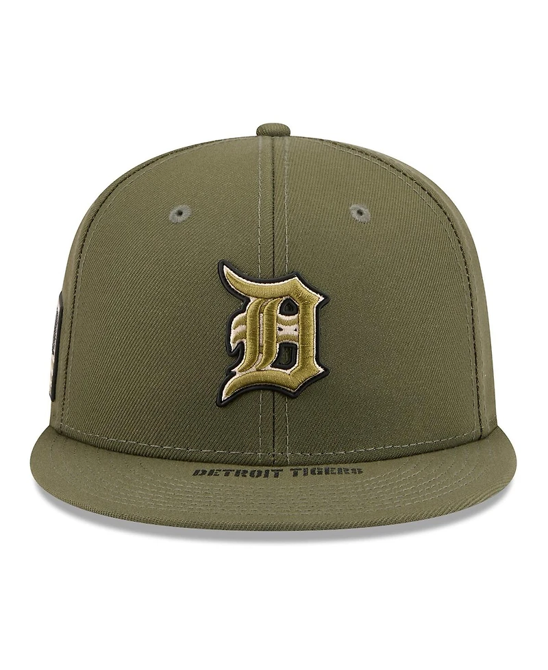 New Era Men's Olive Detroit Tigers 2026 Armed Forces Day 59FIFTY Fitted Hat
