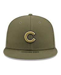 New Era Men's Olive Chicago Cubs 2026 Armed Forces Day 59FIFTY Fitted Hat