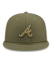 New Era Men's Olive Atlanta Braves 2026 Armed Forces Day 59FIFTY Fitted Hat