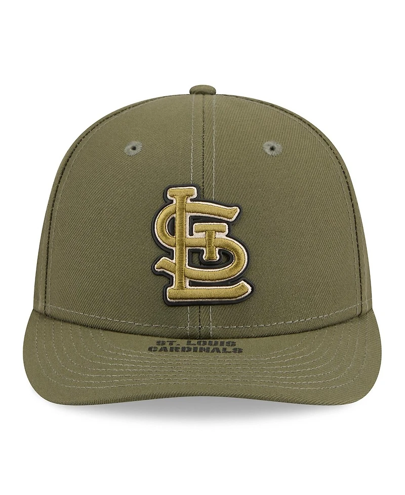 New Era Men's Olive St. Louis Cardinals 2026 Armed Forces Day Low Profile 59FIFTY Fitted Hat
