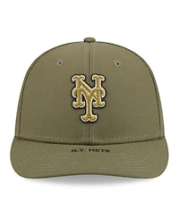 New Era Men's Olive York Mets 2026 Armed Forces Day Low Profile 59FIFTY Fitted Hat