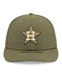 New Era Men's Olive Houston Astros 2026 Armed Forces Day Low Profile 59FIFTY Fitted Hat
