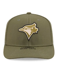 New Era Men's Olive Toronto Blue Jays 2026 Armed Forces Day 9SEVENTY Adjustable Hat