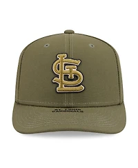 New Era Men's Olive St. Louis Cardinals 2026 Armed Forces Day 9SEVENTY Adjustable Hat