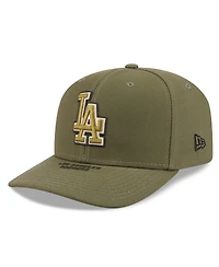 New Era Men's Olive Los Angeles Dodgers 2026 Armed Forces Day 9SEVENTY Adjustable Hat