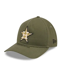 New Era Men's Olive Houston Astros 2026 Armed Forces Day 9TWENTY Adjustable Hat