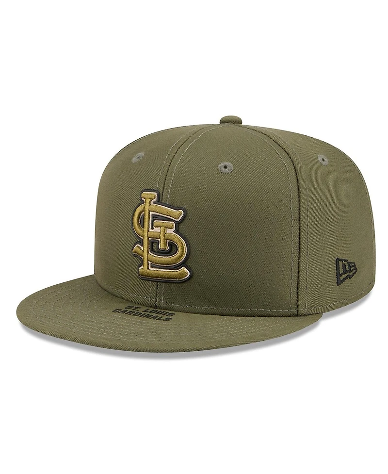 New Era Men's Olive St. Louis Cardinals 2026 Armed Forces Day 59FIFTY Fitted Hat
