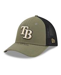 New Era Men's Olive Tampa Bay Rays 2026 Armed Forces Day 39THIRTY M-Crown Flex Hat
