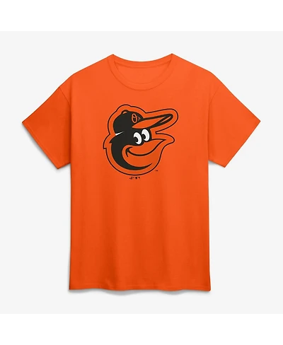 Logo Athletic Men's Orange Baltimore Orioles Logo T-Shirt