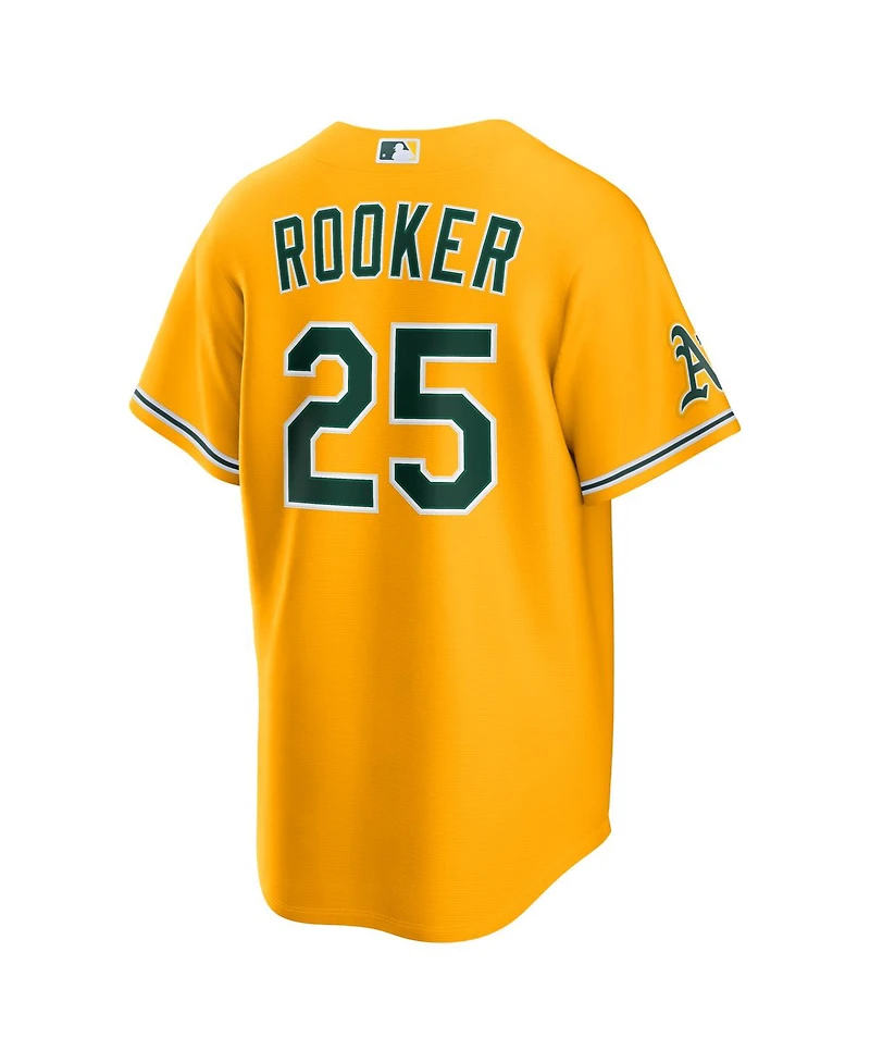 Nike Men's Brent Rooker Gold Athletics Alternate Stadium Jersey