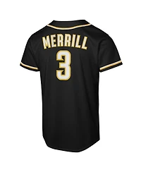 Nike Big Boys and Girls Jackson Merrill Black San Diego Padres Fashion Replica Player Jersey
