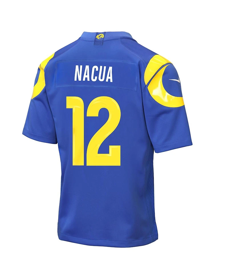 Nike Big Boys and Girls Puka Nacua Royal Los Angeles Rams Game Jersey