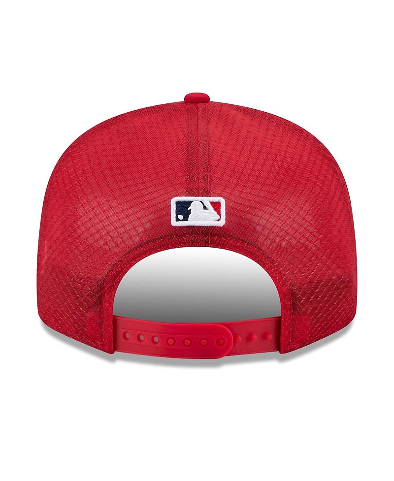 New Era Men's Red St. Louis Cardinals 2026 Batting Practice 9FIFTY Snapback Hat