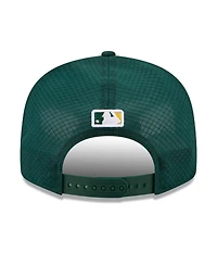 New Era Men's Green Athletics 2026 Batting Practice 9FIFTY Snapback Hat