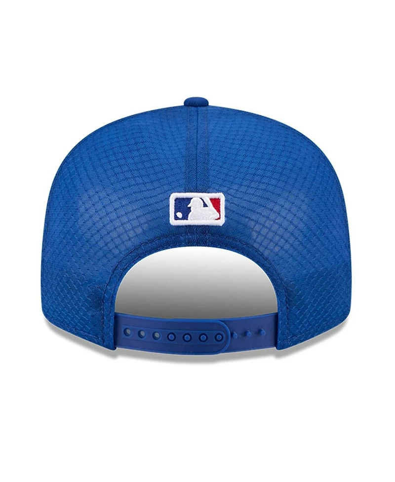 New Era Men's Royal Chicago Cubs 2026 Batting Practice 9FIFTY Snapback Hat