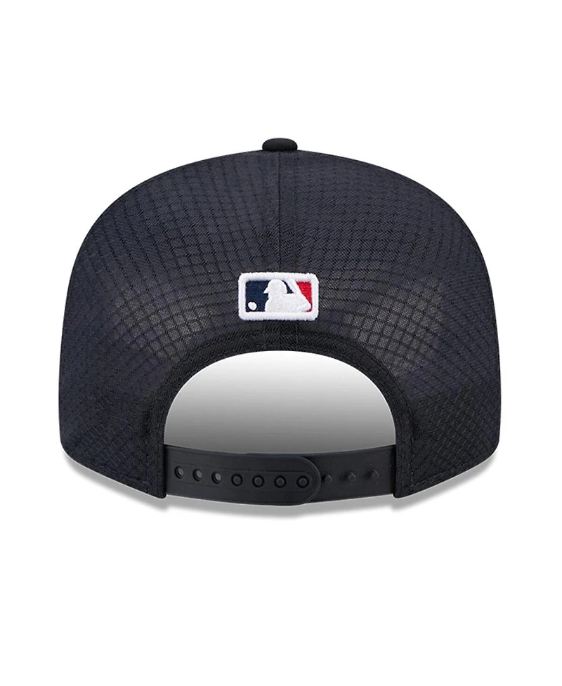New Era Men's Navy Atlanta Braves 2026 Batting Practice 9FIFTY Snapback Hat