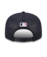 New Era Men's Navy Atlanta Braves 2026 Batting Practice 9FIFTY Snapback Hat