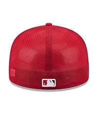 New Era Men's Red Los Angeles Angels 2026 Batting Practice 59FIFTY Fitted Hat