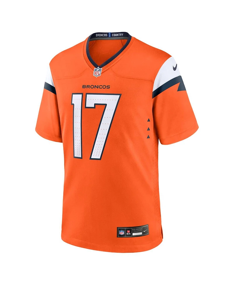 Nike Men's Jaylen Waddle Orange Denver Broncos Game Jersey