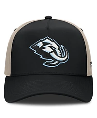 Fanatics Men's Black/Tan Utah Mammoth 2026 Stanley Cup Playoffs Locker Room Adjustable Hat