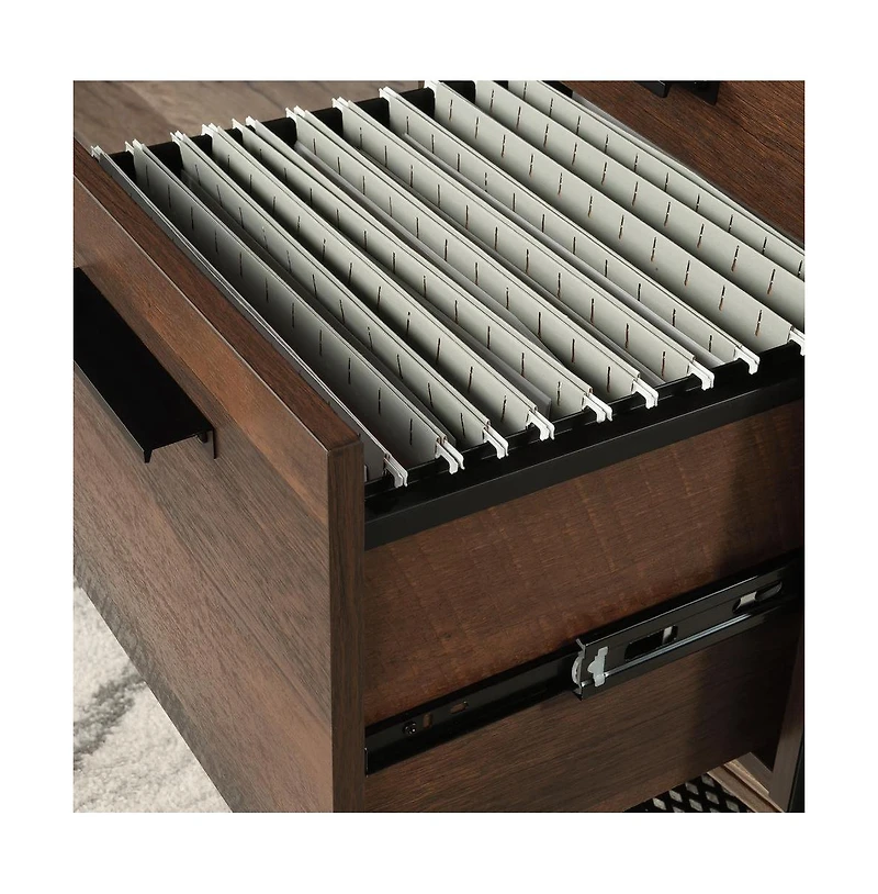 Sauder Briarbrook Commercial Office File Cabinet, Barrel Oak finish