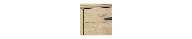 Sauder Aspen Post Night Stand, Prime Oak finish
