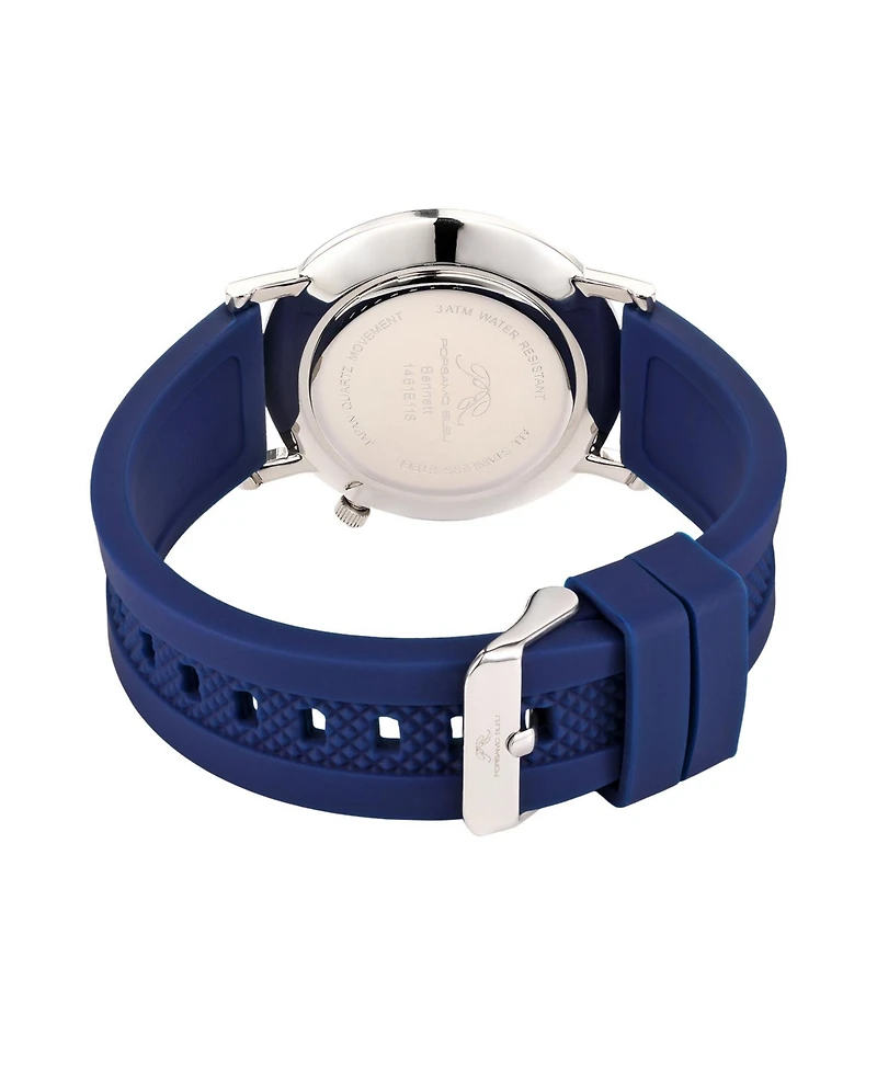 Porsamo Bleu Men's Bennett Silicone Band Watch 1461EBER