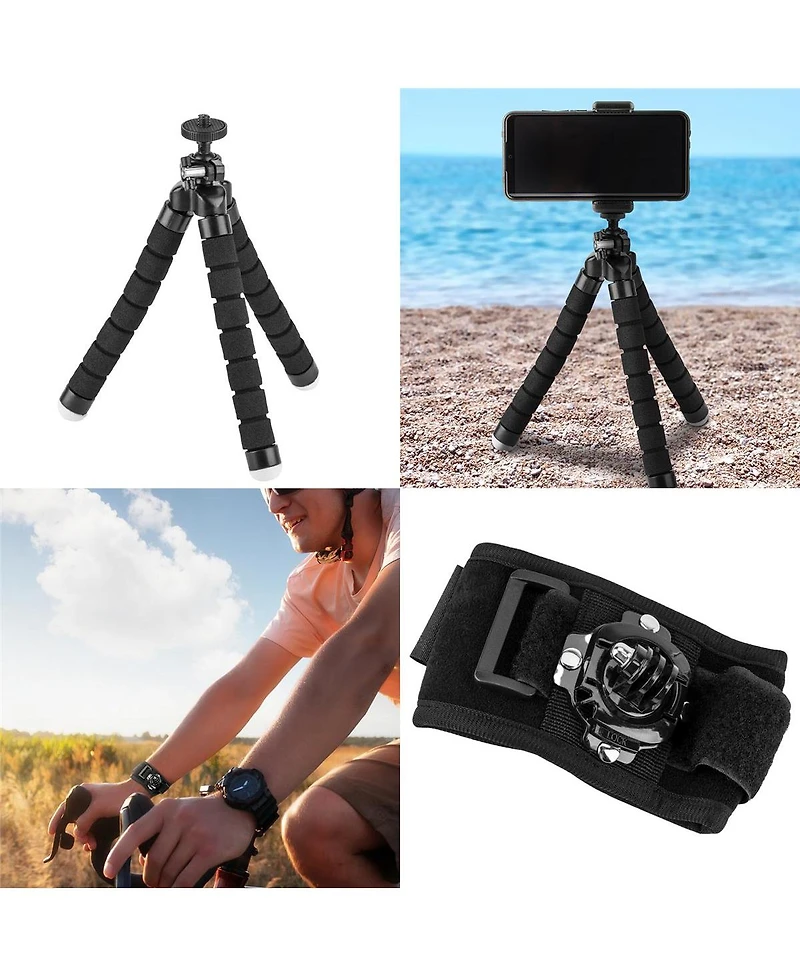 Froggi Extreme Sports Action Camera Accessory Kit 47 Essential Pieces for GoPro Style Adventures