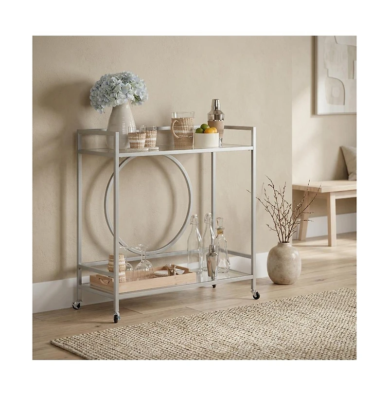 Sauder International Lux Storage Cart