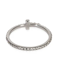 Pre-Owned Tiffany & Co White Gold Diamond Tiffany T Wire Ring