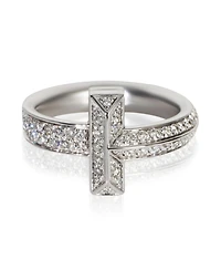 Pre-Owned Tiffany & Co White Gold Diamond Tiffany T T1 Ring
