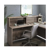 Sauder Affirm Commercial Office Hutch, Hudson Elm finish